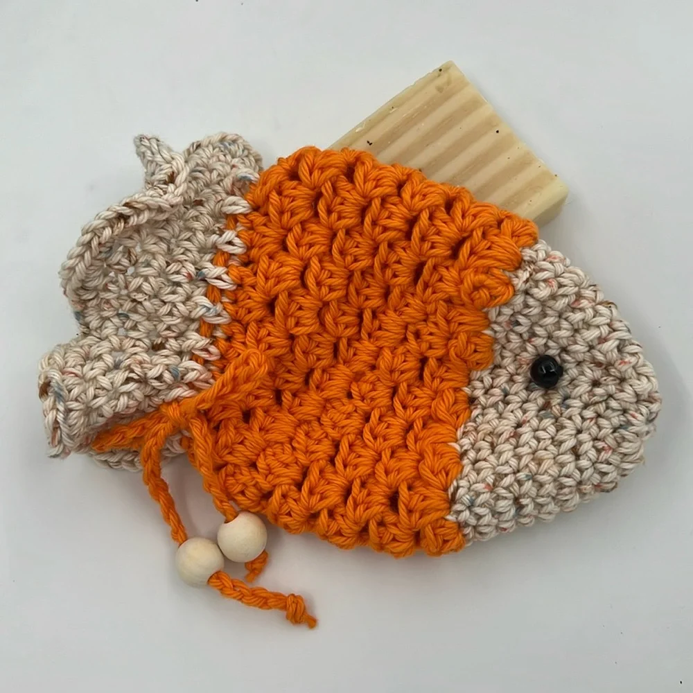 Handmade Gold Fish-Shaped Soap Saver